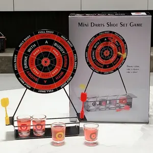 Magnetic Dart Board,Dart Boards for Adults, Mini Darts Shot Set Game with Glass Cup for Bar Party Decor Props,Dartboard for Any Adult Gathering，Drinking Game，Party Game，