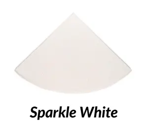 Stone Shower Shelf - DIY - GoShelf Systems - Sparkle White