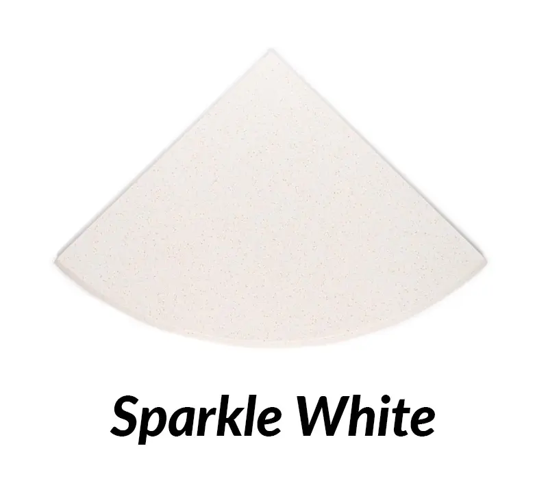 Stone Shower Shelf - DIY - GoShelf Systems - Sparkle White