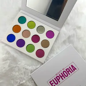 Multichrome Palette - Highly Pigmented Eyeshadow with Metallic Shift Color Makeup