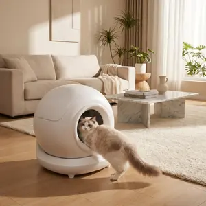 Automatic Litter Box for Cats, Smart Self-Cleaning Cat Litter Tray