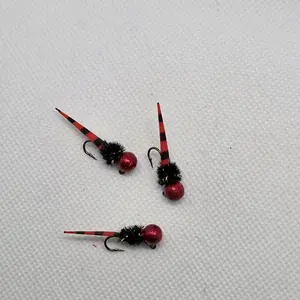 Micro Red Devil Wedge Tail #8 J-Hook