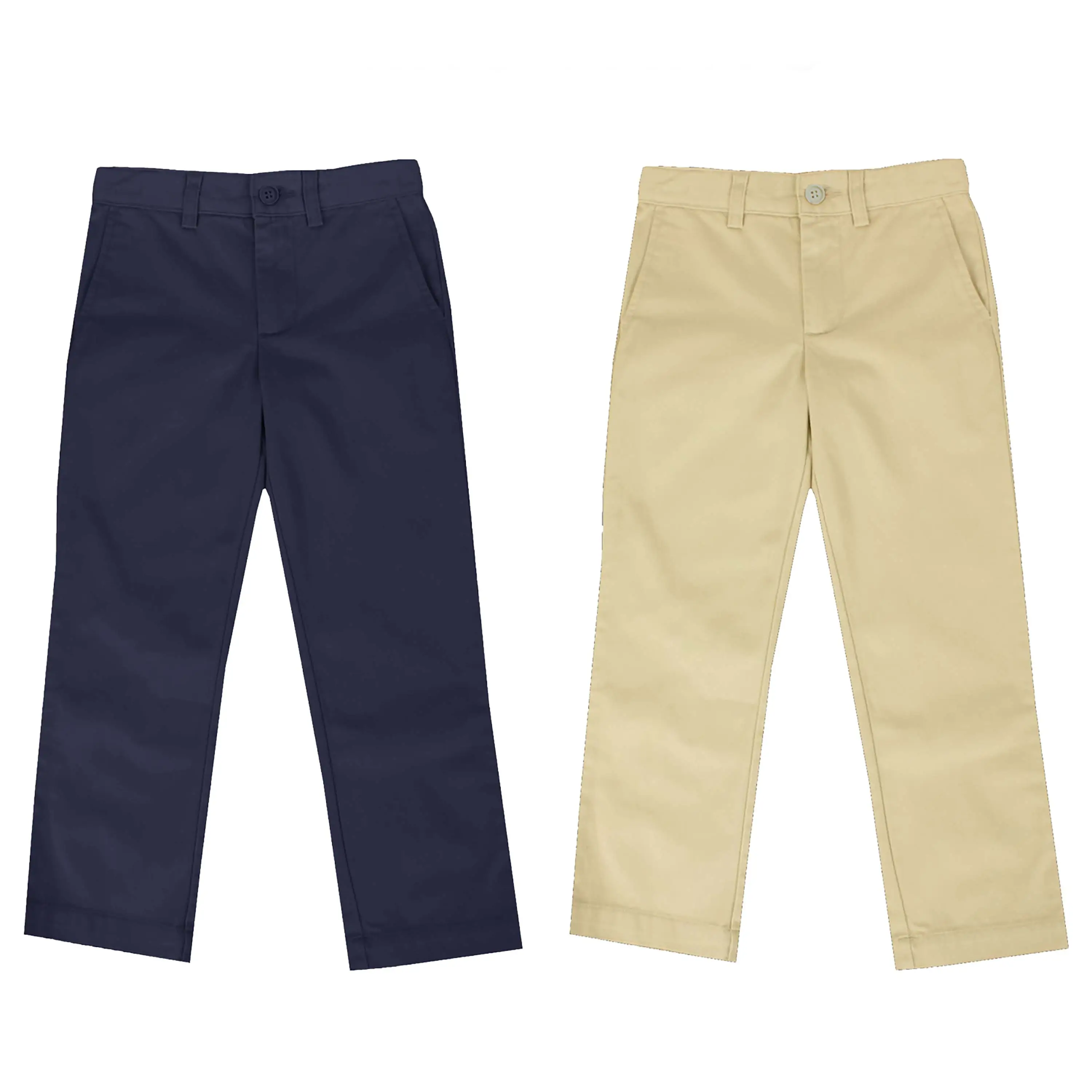 3 Pack Boys Super Stretch Slim Fit Chino Pants (Size 4-20) Jeans Bottom Jeans Denim