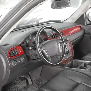 For 2007-2013 Chevy Suburban/Avalanche/Tahoe, GMC YUKON/SIERRA Center Console Dashboard Decorative Panel Trim Car Interior Kit Stickers Truck Decals Auto