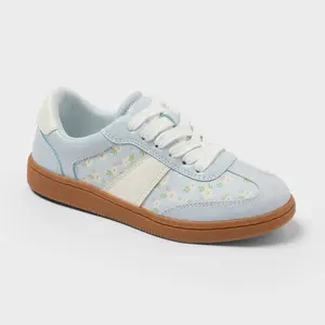 Girls' Rachel Novelty Lace Up Floral Print Sneakers - art class