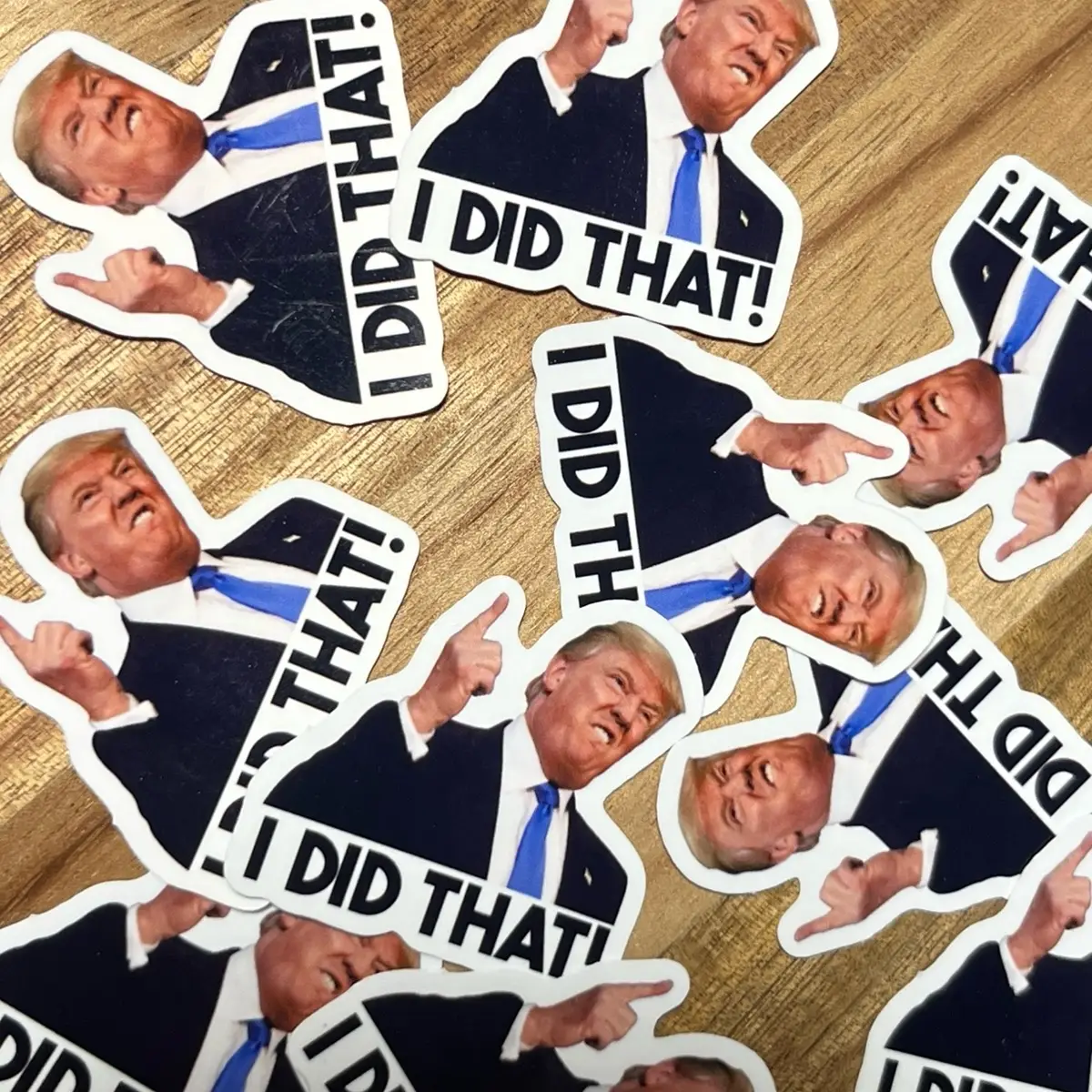 I Did That Trump Vinyl Sticker Packs