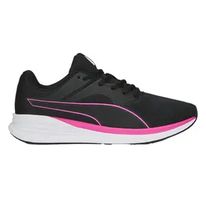 PUMA Mens Transport Running Sneakers Shoes - Black