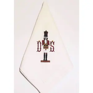 Nutcracker Monogrammed Dinner Napkins