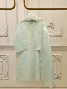Agha Noor Stitched 3 Piece Pure Khaddi Silk S112074 J(99)