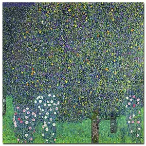 Trademark Fine Art Giclee Print - Roses Under the Trees 1905