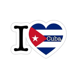 I ♡ Cuba Stickers