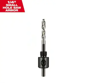 Milwaukee 49-56-6950 1/4" Small Hole Saw Arbor W/ Pilot Drill Bit