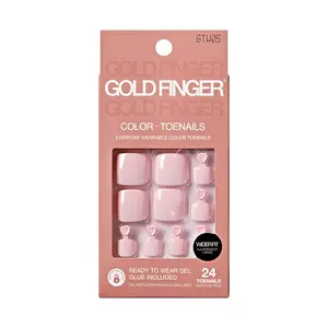 Gold Finger Color Toenails GTW05