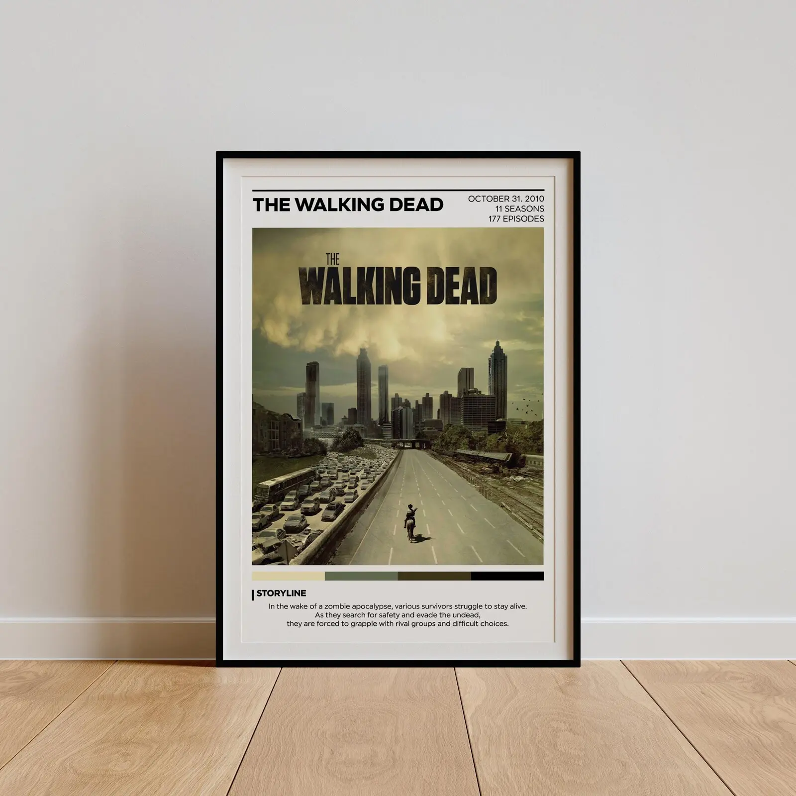 The Walking Dead Posters Iconic TV Series Art | High-Quality The Walking Dead Posters Perfect for Fans - Best TV Series Poster