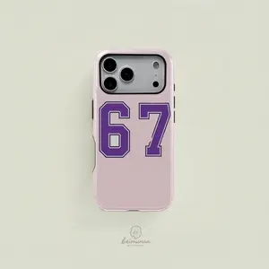 Digital 67 Print Phone Case, Durable Two-In-One Protection,phone Case Suitable for Iphone 11/12/13/14/15/16/17 Pro Promax Plus Air and Samsung S22/S23/S24/S25 Plus Ultra Fe