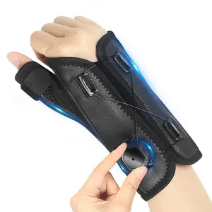 Breathable and adjustable wrist support brace, featuring an innovative one-touch design, suitable for sports, fitness, and injury prevention. Includes hand and wrist support.