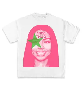 Mariah Pink Star Free Thug Tee