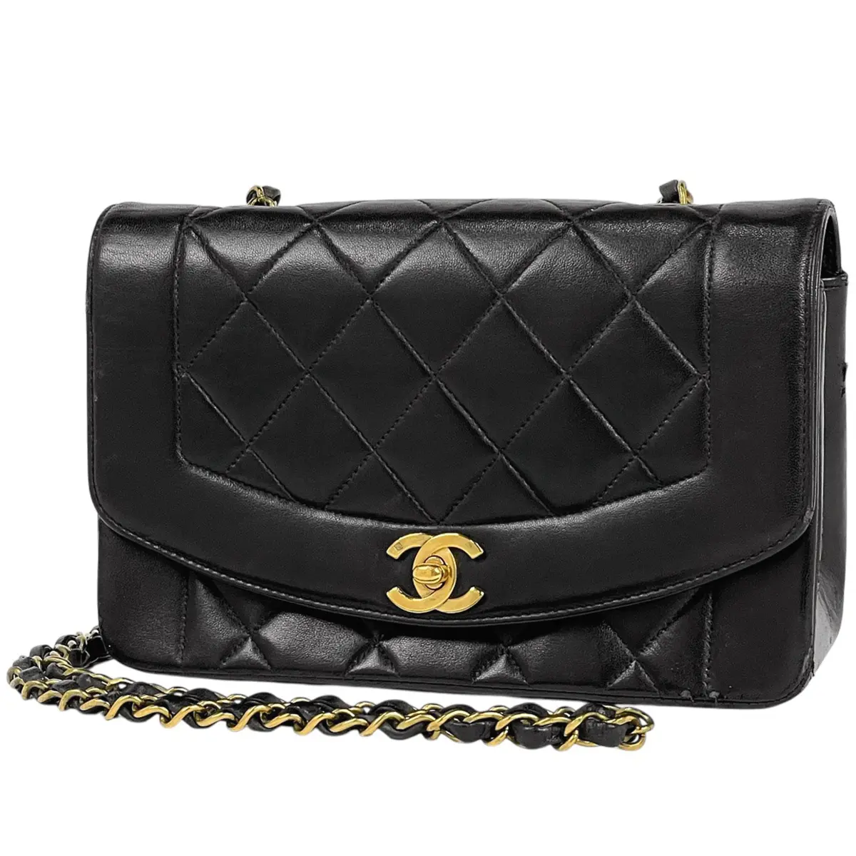 Pre-owned CHANEL leather Shoulder Bags Diana crossbody bag 4000009164242