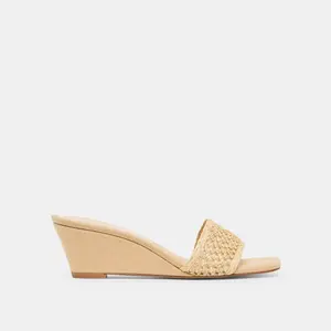 Dolce Vita QAILY WEDGES LT NATURAL RAFFIA