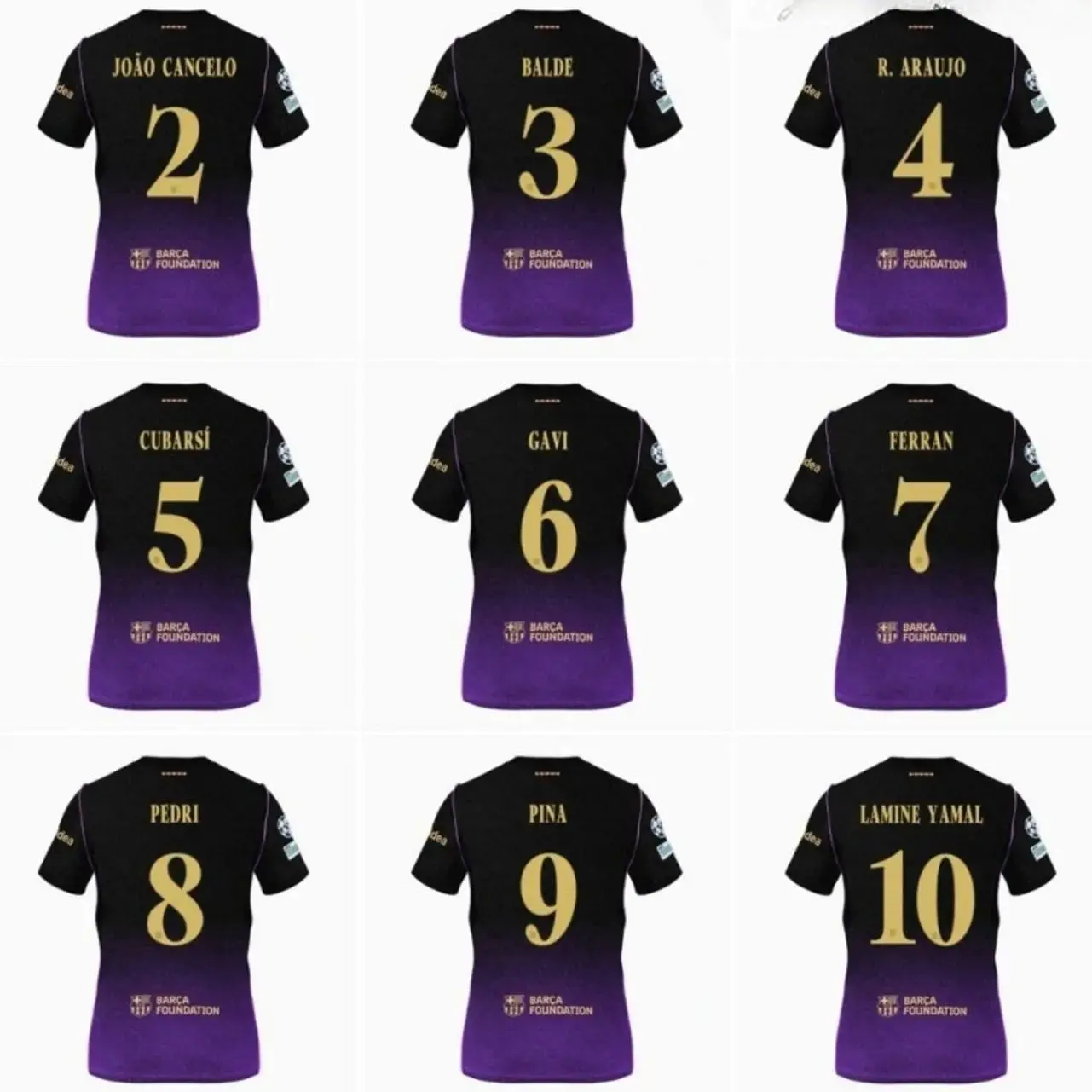 2026/27 Black Purple Soccer Shirt - Stylish Football Jersey, Lightweight & Breathable