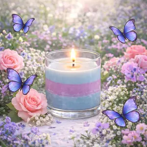Butterfly Garden Soy Candle | Handmade Soy Candle