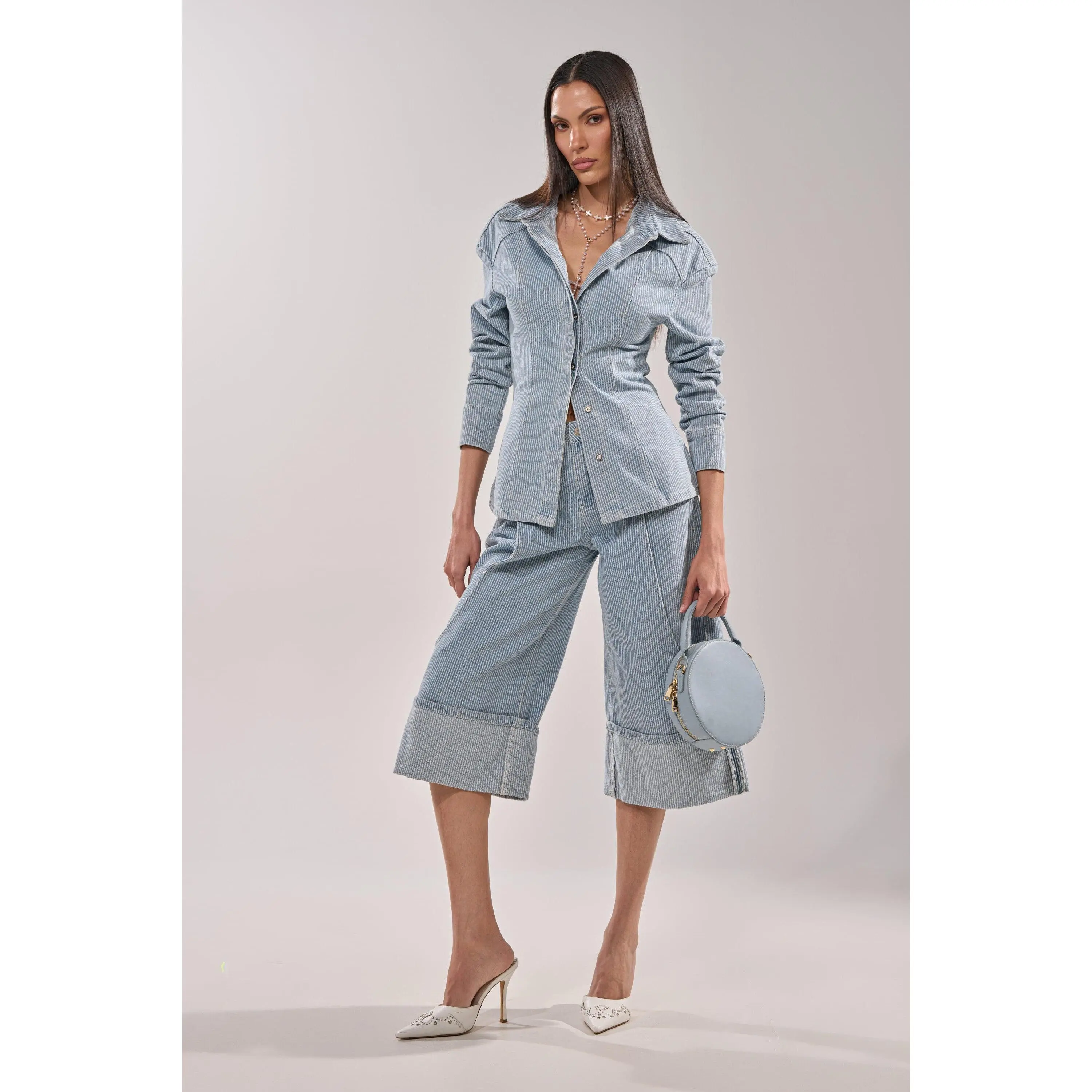 FEEL FREE STRIPE GAUCHO