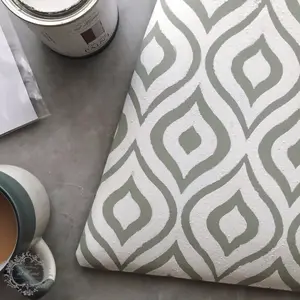 Ikat - Furniture Stencil 12x12 one time use