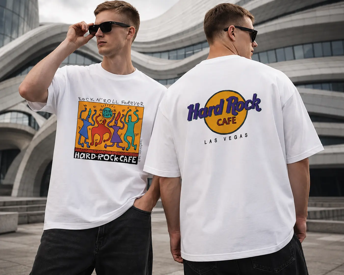 [SALE UP TO 30%] Vintage 90s Hard Rock Cafe Classic Logo Graphic T-Shirt Shirt Made Using 100% US Cotton, Design & Printed In The USA. Womenswear