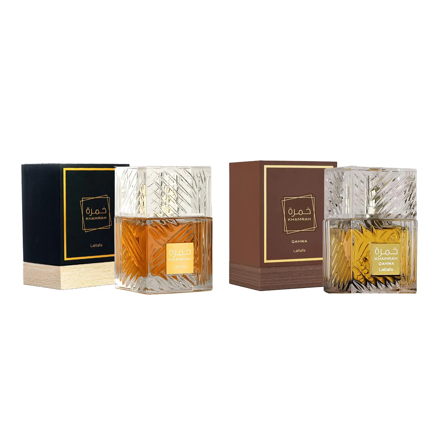 Lattafa Khamrah 2 Piece Bundle Set (Khamrah Eau de Parfum Spray