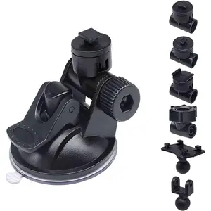 S40 Dash Cam Suction Mount (3rd Gen) with10pcs 360 Rotating Joints Compatible for Rexing, Old , Yi, TOGUARD, Compark, Kingslim, Crosstour and  Dash Cameras, DVR, GPS