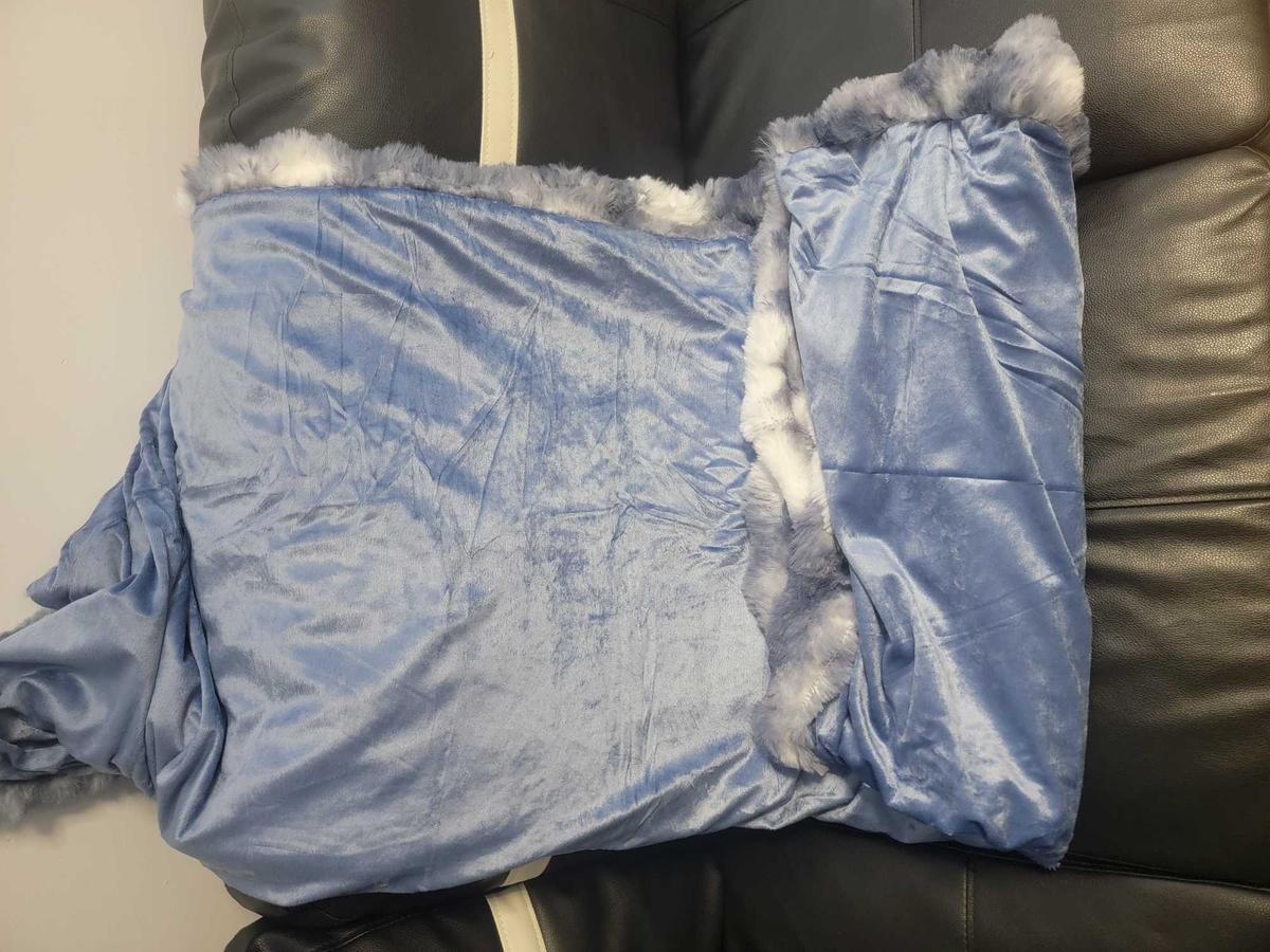 Item: Blue, Throw 50" x 60"