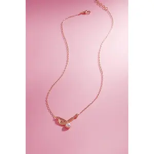 Golf Club Pearl Short Necklace
