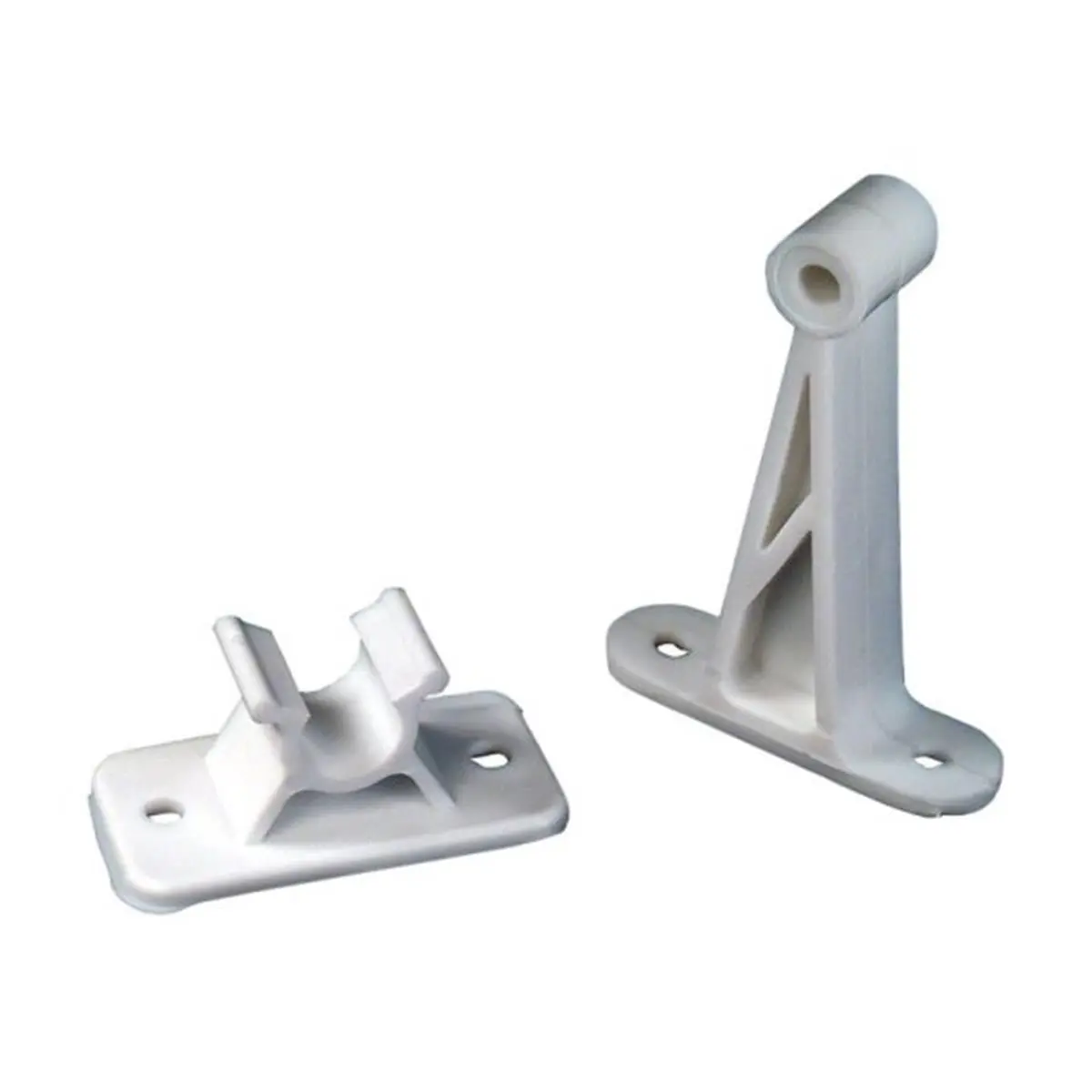 212 MAIN T-Style Nylon Door Holder, 3-Inch Lightweight Handle Latch in Polar White for RV, Camper, or Boat Entry Doors, RV-1239C, Plastic, 0.9" H X 3.6" W X 6" L