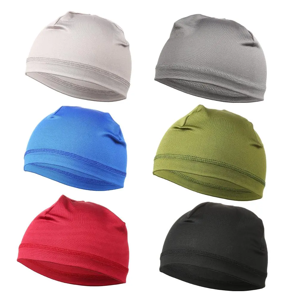 Unisex 6-Piece Breathable Smooth Cotton Skull Caps - 7 Inch Deep, Size Stretchable (20.5-23.5 in), Indoor/Outdoor Beanie Hats for Casual Activities, Sleeping, Helmet Liners, Sport, Clothing Matching