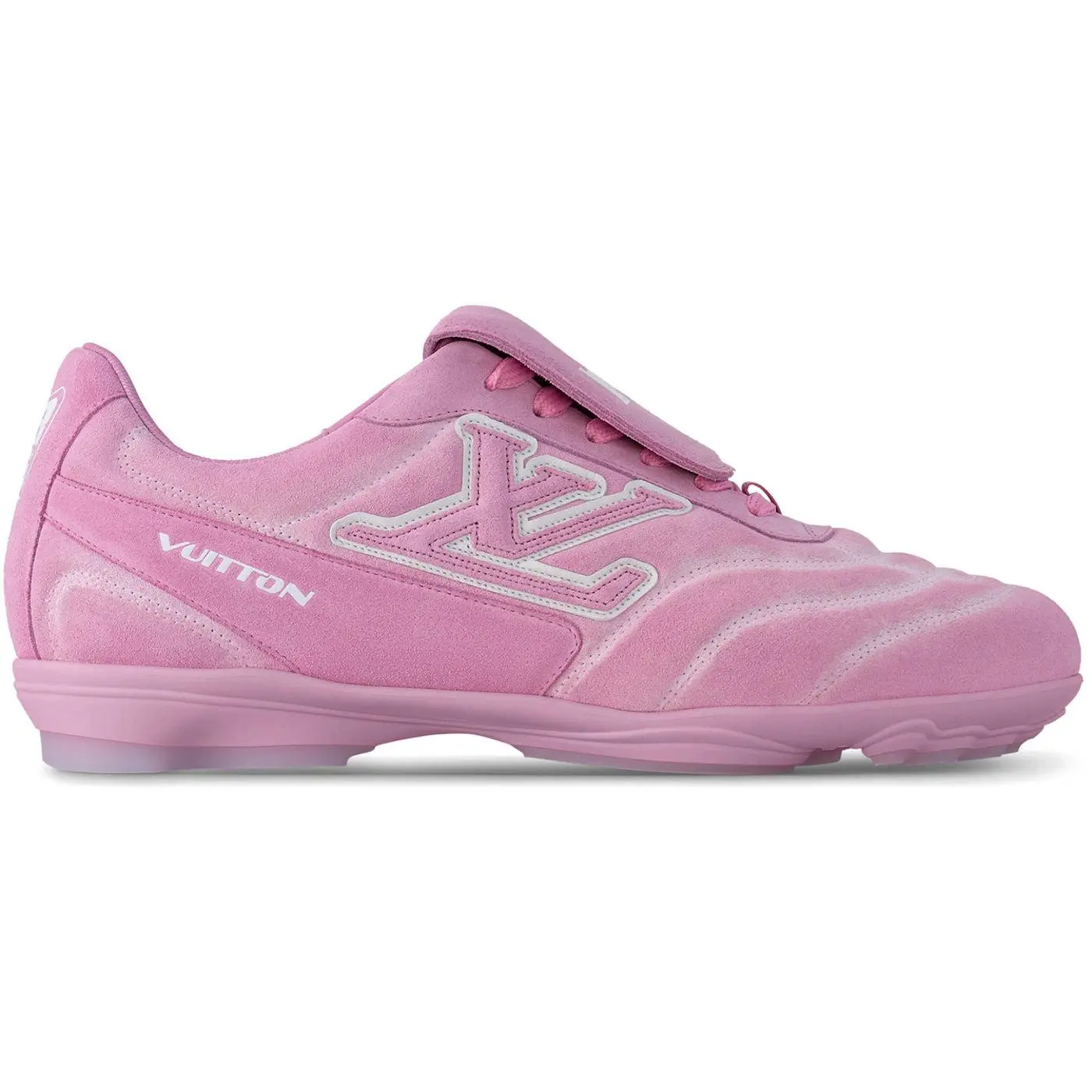 989755 Louis Vuitton LV Footprint Soccer Pink Sneaker