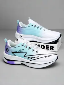 Professional Shoes for Physical Test, Stylish Gradient Print, 6 Colors, Supercritical Foam Cushion, Breathable & Stable Mesh