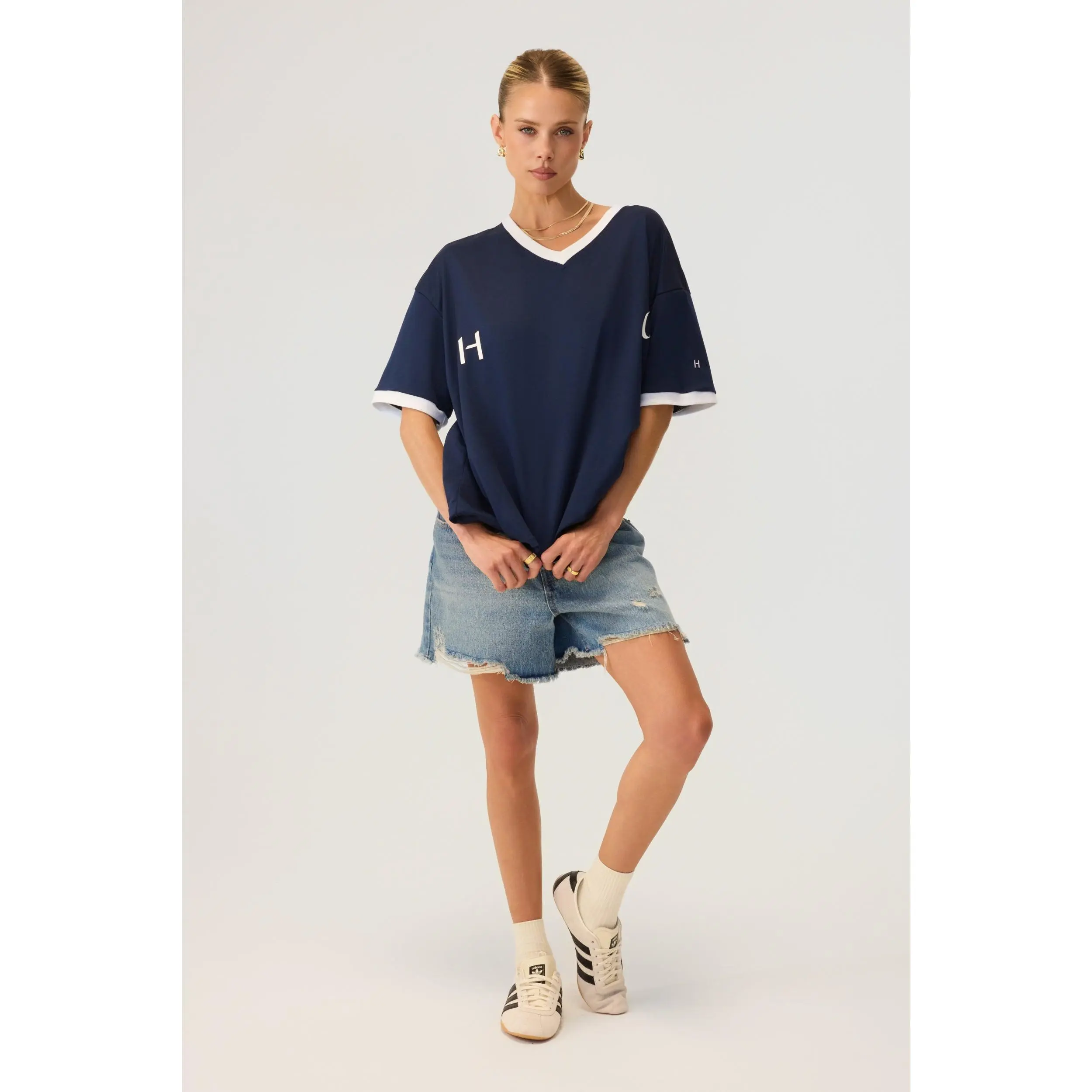 Rugby Jersey Top Navy - Eco-Certified