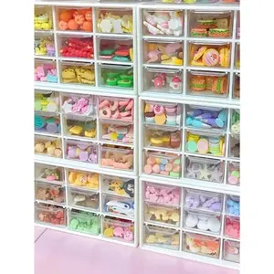 PLL 1pc Multi-Layer DIY Beads Jewelry Storage Display Box, Plastic Clear Box Convenient Supplies, Gift For Valentine's Day