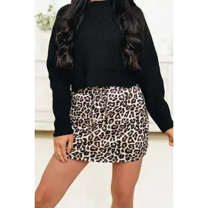 Safari Chic Leopard Skort