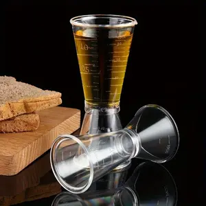 Double-ended Measuring Cup, 2 Counts/set Clear Double Scale Measuring Cup, Measuring Utensils for Home Kitchen Bar Picnic, Food Measuring Tool