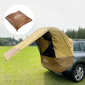 Outdoor Camping Tent for Car Travel - Sunshade and Rain Protection for Tailgate Extension camping  tents