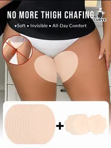 20pcs Set Thigh Anti-Chafing Pads + Nipple Covers | Invisible Soft Disposable Stickers for Running & Daily Wear
