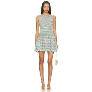 FAITHFULL Gala Mini Dress in Sofia Check