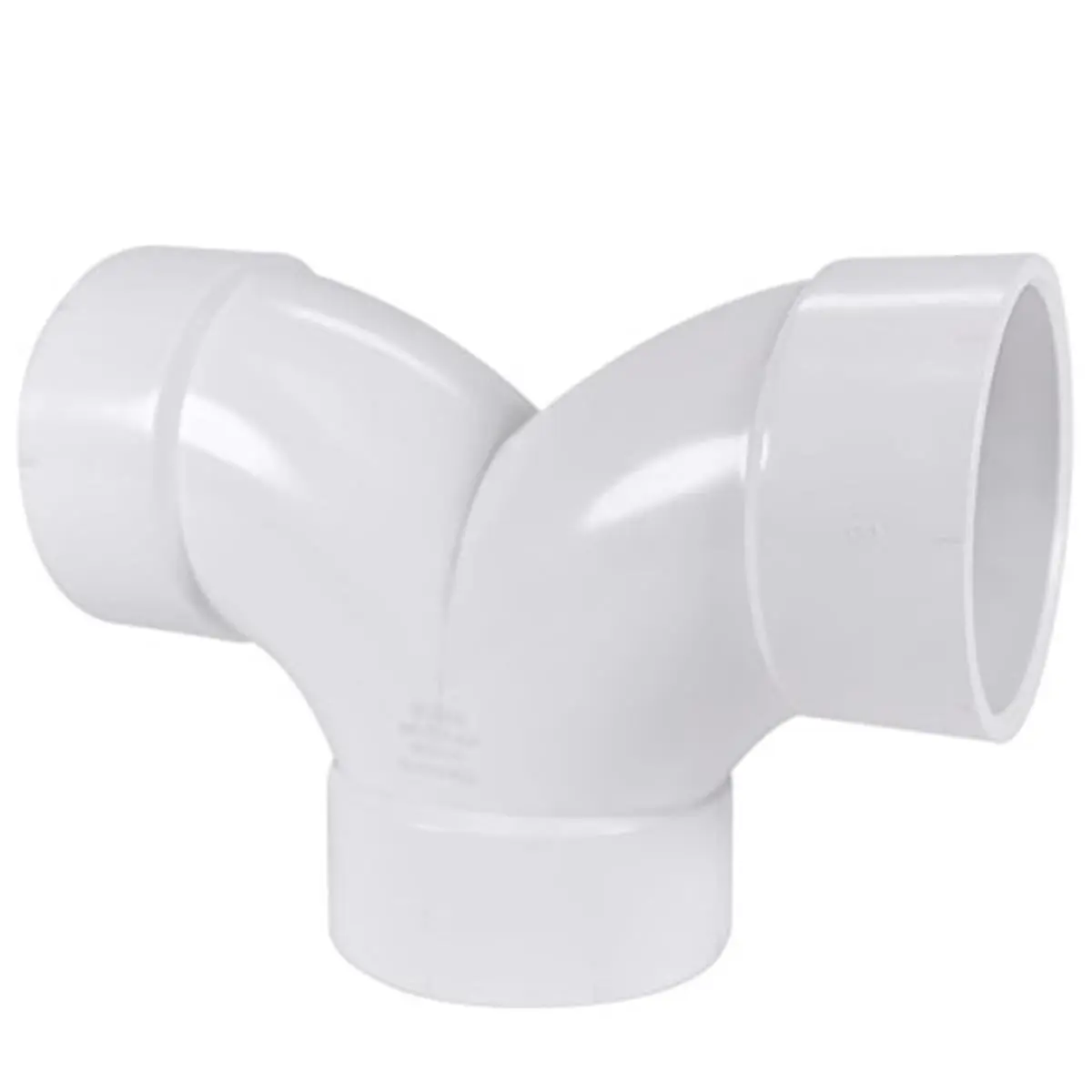 212 MAIN 00327 1000HA 3 in. DWV Double Elbow PVC Pipe Fitting, Hub Connection Solvent Weld Plumbing Component for Boating Drainage, Pipe Fittings, PVC DWV Branch Lines, Plumbing Components, Pvc Pipes