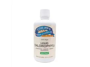 Chupp's Herb Company Liquid Chlorophyll 100% Vegan Mint Flavor Natural Deodorant Safe Alternative to Synthetic Drugs