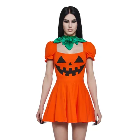 Happy Pumpkin Mini Dress