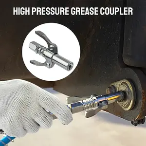 Lock-clamp handle grease gun nozzle — universal oil nozzle, thickened design, leakproof at high pressure