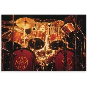 The Professor Drummer Neil Peart Poster (126) Picture Print Canvas Poster Wall Paint Art Posters Decor Modern Home Artworks Gift Idea