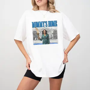 Mommy's Home 2024 Shirt, Kamala Harris President Shirt, Madam President Shirt, Vote For Blue