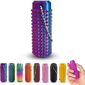 Little Ouchies Spiky Fidget Keychain - Stress Relief for Adults - Sensory Toy (1PC/Purple)